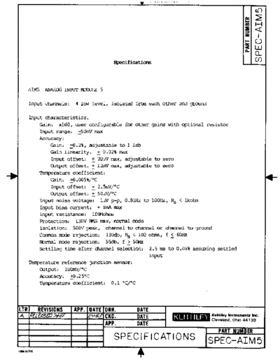 Keithley AIM5 500RevA DocSpec  Keithley 500 AIM5_500RevA_DocSpec.pdf