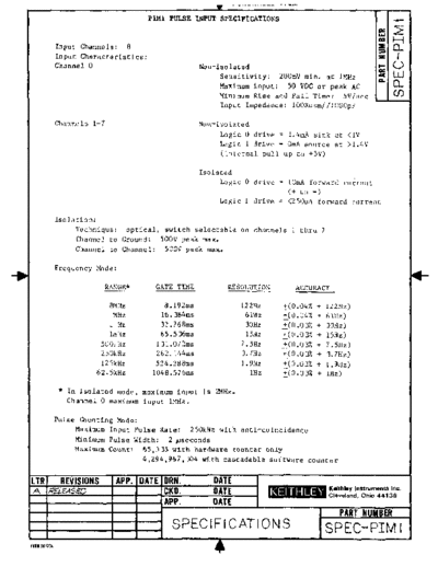 Keithley PIM1 500RevA DocSpec  Keithley 500 PIM1_500RevA_DocSpec.pdf