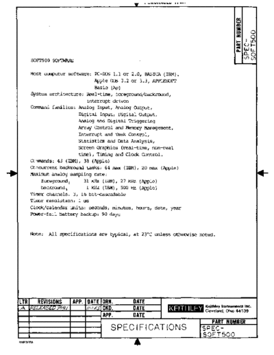 Keithley SOFT500RevA DocSpec  Keithley 500 SOFT500RevA_DocSpec.pdf