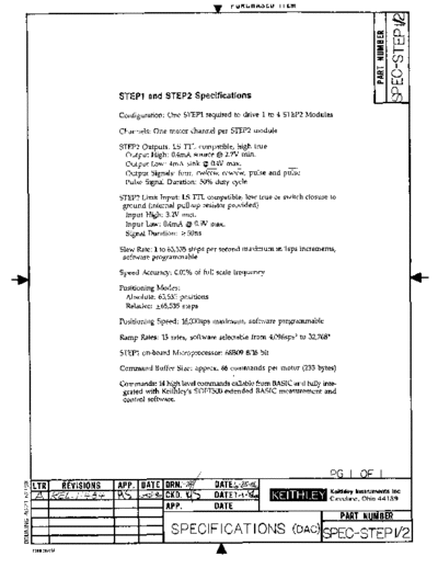 Keithley STEP1 252C2 500RevA DocSpec  Keithley 500 STEP1_252C2_500RevA_DocSpec.pdf