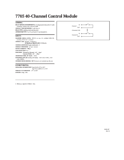 Keithley SPEC-7705 (B - Aug 2007)  Keithley 77xx SPEC-7705 (B - Aug 2007).pdf