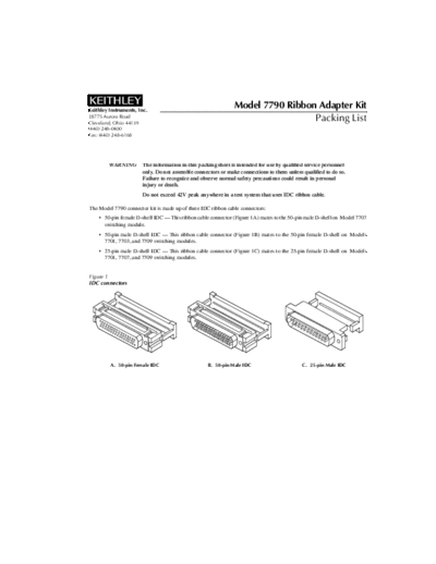 Keithley pa773a(Model7790)  Keithley 77xx pa773a(Model7790).pdf