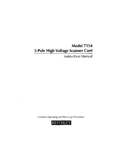 Keithley 7154 901 01A  Keithley 71xx 7154_901_01A.pdf