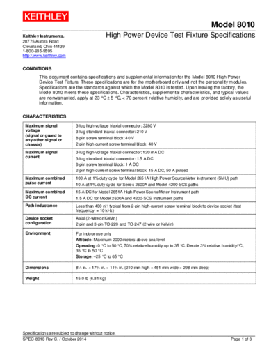 Keithley SPEC-8010 (C - Oct 2014)  Keithley 8010 SPEC-8010 (C - Oct 2014).pdf