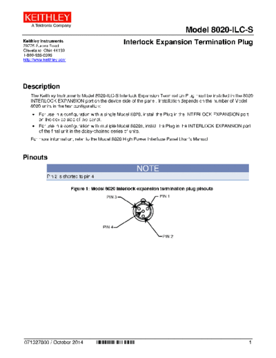 Keithley 071327800 (Oct 2014)(8020-ILC-S)  Keithley 8020 071327800 (Oct 2014)(8020-ILC-S).pdf