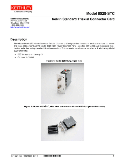 Keithley 071321400 (Oct 2014)(8020-STC)  Keithley 8020 071321400 (Oct 2014)(8020-STC).pdf
