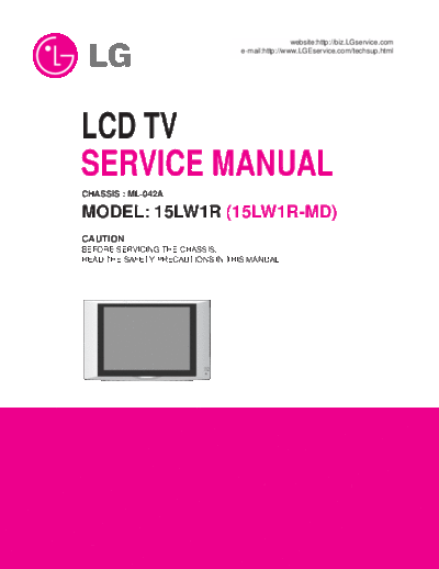 LG LG 15LW1R [SM]  LG Monitor LG_15LW1R_[SM].pdf