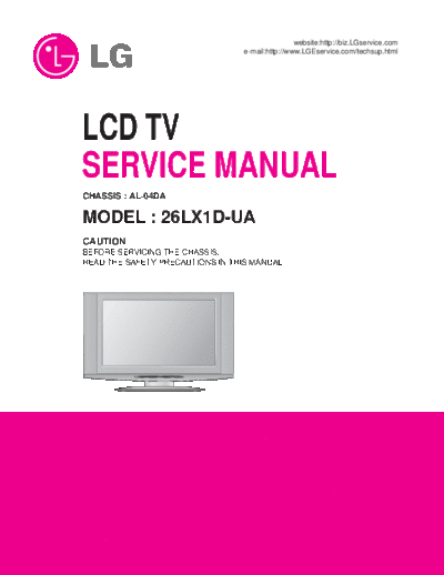 LG LG 26LX1D [SM]  LG Monitor LG_26LX1D_[SM].pdf