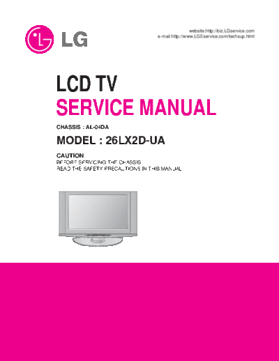 LG LG 26LX2D [SM]  LG Monitor LG_26LX2D_[SM].pdf