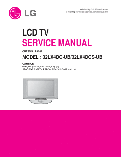 LG LG 32LX4DC [SM]  LG Monitor LG_32LX4DC_[SM].pdf