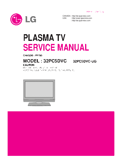 LG LG 32PC5RVH-MF PP87D [SM]  LG Monitor LG_32PC5RVH-MF_PP87D_[SM].pdf