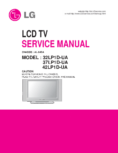 LG LG 37LP1D [SM]  LG Monitor LG_37LP1D_[SM].pdf