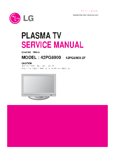 LG LG 42PG6900 [SM]  LG Monitor LG_42PG6900_[SM].pdf