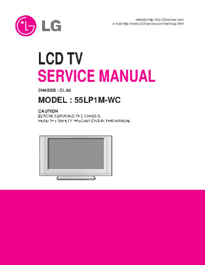LG LG 55LP1M [SM]  LG Monitor LG_55LP1M_[SM].pdf