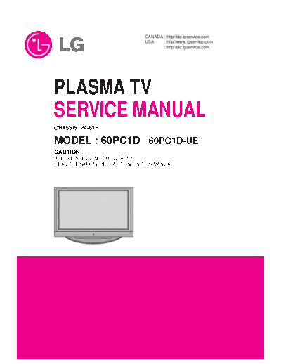 LG LG 60PC1D [SM]  LG Monitor LG_60PC1D_[SM].pdf