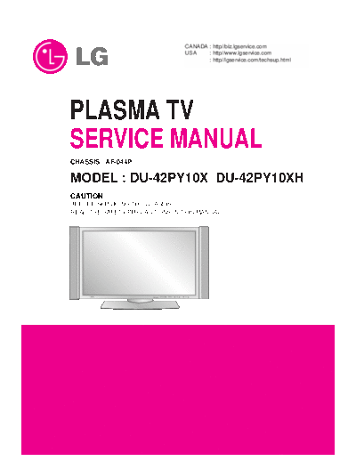 LG LG DU-42PY10XH [SM]  LG Monitor LG_DU-42PY10XH_[SM].pdf