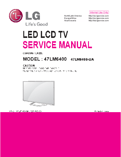 LG LG LA22E 47LM6400-UA [SM]  LG Monitor LG_LA22E_47LM6400-UA_[SM].pdf