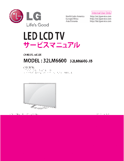 LG LG LE22E 32LM6600-JB [SM]  LG Monitor LG_LE22E_32LM6600-JB_[SM].pdf