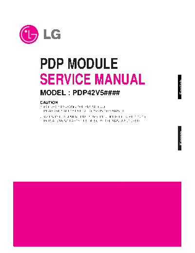 LG LG Plasma Panel PDP42V5 [SM][DS]  LG Monitor LG_Plasma_Panel_PDP42V5_[SM][DS].pdf