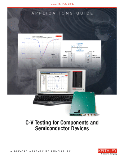 Keithley 4200 CV ApplicationsGuide  Keithley SCS 4200 4200 CV ApplicationsGuide.pdf