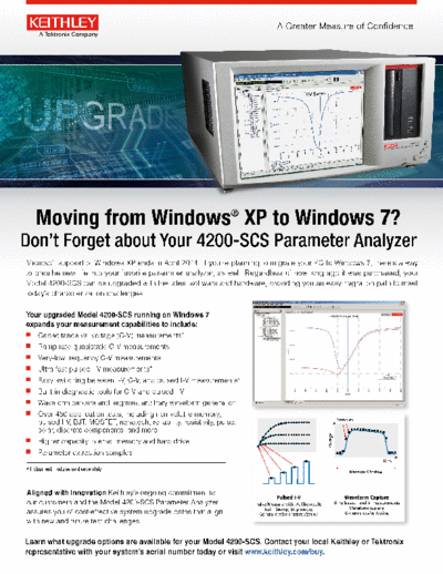 Keithley 4200 UpgradeFlyer  Keithley SCS 4200 4200 UpgradeFlyer.pdf