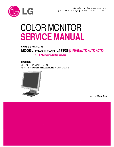 LG l1710s  LG Monitors l1710s.pdf