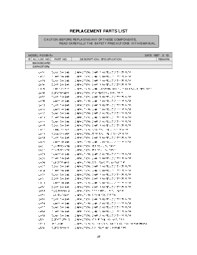 LG pcxbv-fx partlist  LG Monitors pcxbv-fx_partlist.pdf