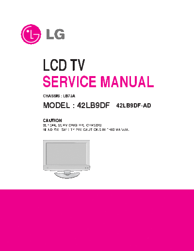 LG 42LB9DF Service Manual  LG LCD 42LB9DF Service Manual.pdf