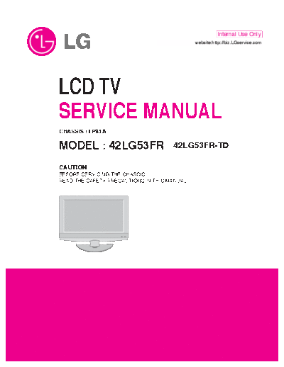 LG 42LG53FR Service Manual  LG LCD 42LG53FR Service Manual.pdf