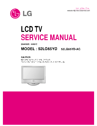 LG 52LG65YD Service Manual  LG LCD 52LG65YD Service Manual.pdf
