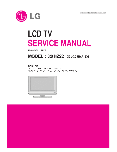 LG 32LC2RHA Service Manual  LG LCD 32LC2RHA Service Manual.pdf