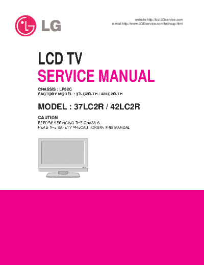 LG 37LC2R Service Manual  LG LCD 37LC2R Service Manual.pdf