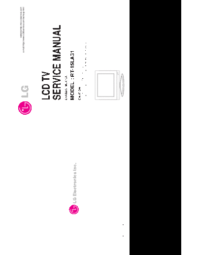 LG RT-15LA31 Service Manual  LG LCD RT-15LA31 Service Manual.pdf