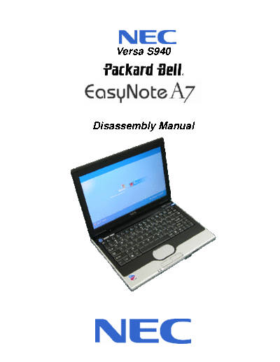 PACKARD BELL easynote a7 versa s940  PACKARD BELL Laptop easynote a7 versa s940.pdf