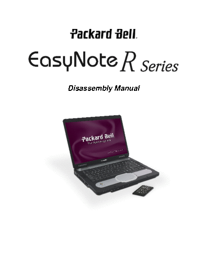 PACKARD BELL easynote r  PACKARD BELL Laptop easynote r.pdf