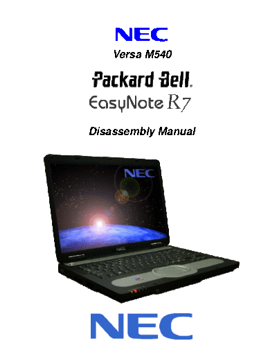 PACKARD BELL easynote r7 versa m540  PACKARD BELL Laptop easynote r7 versa m540.pdf