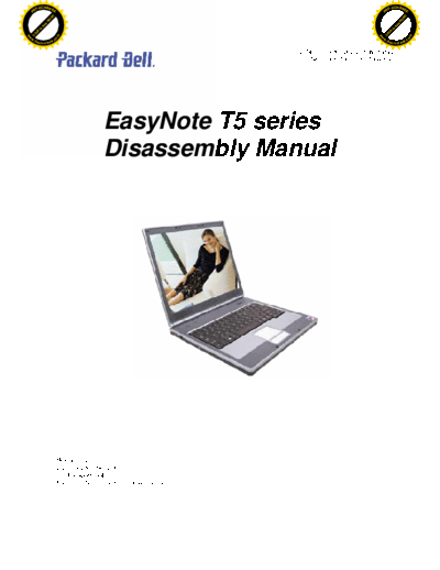 PACKARD BELL easynote t5  PACKARD BELL Laptop easynote t5.pdf