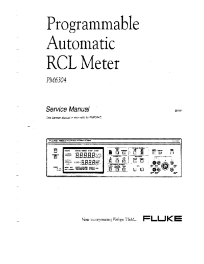 Philips  INCOMPLETE PM6304 Service manual  Philips PM6304 _INCOMPLETE_PM6304_Service_manual.pdf
