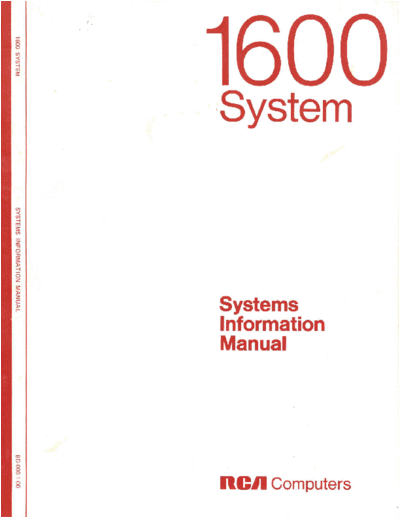 RCA BD-000-1-00 1600SystemInfoMan Dec70  RCA 1600 BD-000-1-00_1600SystemInfoMan_Dec70.pdf