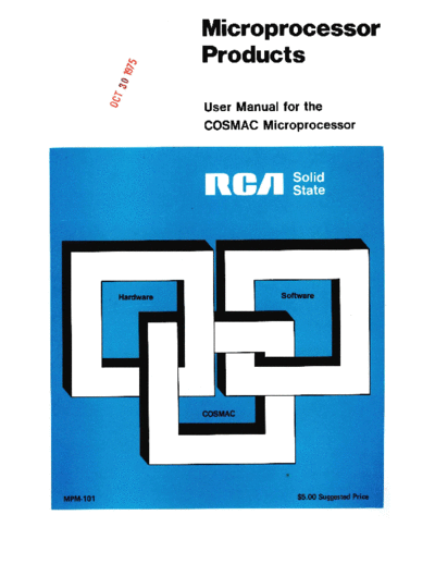 RCA Users Manual For The COSMAC Microprocessor May75  RCA cosmac Users_Manual_For_The_COSMAC_Microprocessor_May75.pdf