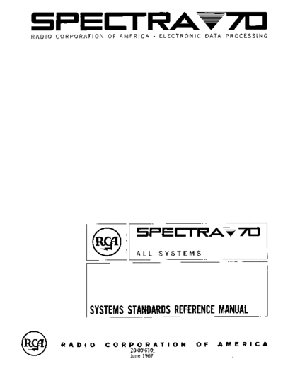 RCA 70-00-610 SystemStds Jun67  RCA spectra70 70-00-610_SystemStds_Jun67.pdf