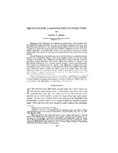 RCA Jensen The Radechon A Barrier Grid Storage Tube Jun55  RCA storage_tubes Jensen_The_Radechon_A_Barrier_Grid_Storage_Tube_Jun55.pdf