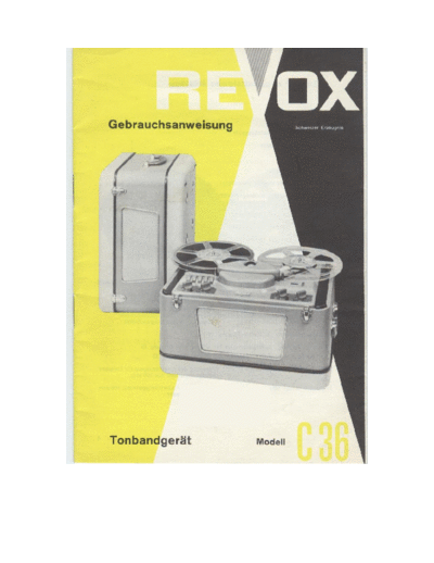 REVOX Revox--C36--user,schematics--ID7309  REVOX C36 Revox--C36--user,schematics--ID7309.pdf