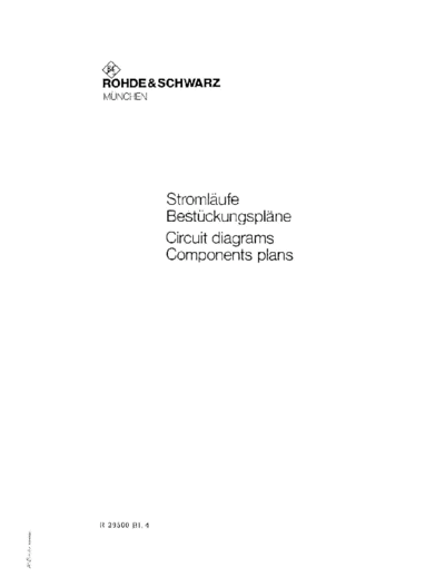 Rohde & Schwarz  INCOMPLETE Rohde Schwarz - FAM - Circuit Diagrams  Rohde & Schwarz FAM _INCOMPLETE_Rohde Schwarz - FAM - Circuit Diagrams.pdf