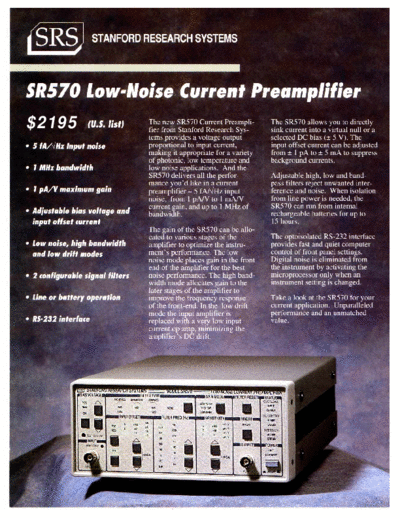 Stanford Research Systems SR570br c20030121 [2]  Stanford Research Systems SR570 SR570br c20030121 [2].pdf