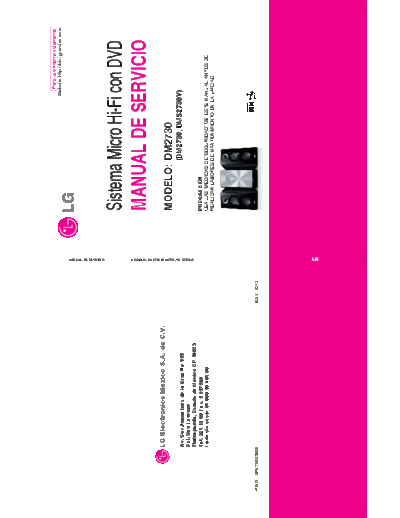 LG LG DM2730 AFN76035809  LG Audio DM2730 LG_DM2730_AFN76035809.pdf