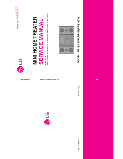 LG FB163 Service Manual  LG Audio FB163 FB163 Service Manual.pdf