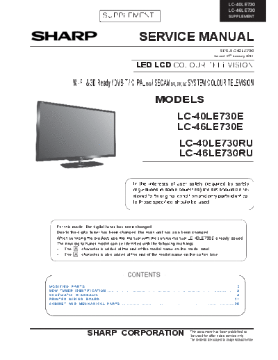 Sharp Sharp LC-40LE730E LC-46LE730E LC-40LE730RU LC-46LE730RU [SM]  Sharp Monitor Sharp_LC-40LE730E_LC-46LE730E_LC-40LE730RU_LC-46LE730RU_[SM].pdf