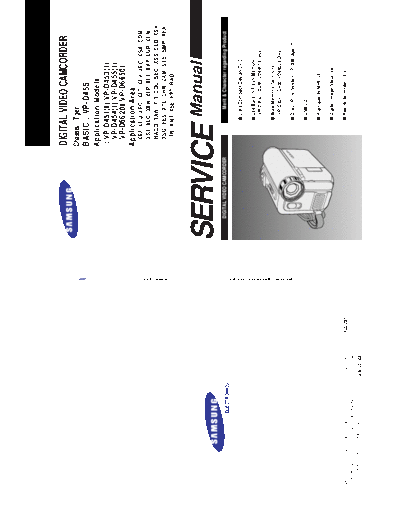 Samsung Samsung VP-D451,453,454,455,D6620,6650 VP-D455  Samsung Cam Samsung VP-D451,453,454,455,D6620,6650 VP-D455.pdf