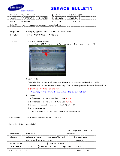 Samsung service bulletin 469  Samsung DVD service_bulletin_469.pdf
